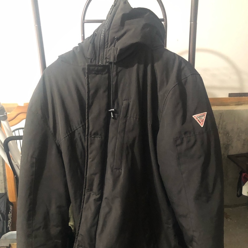 XL Guest Coat with fur hood